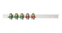 VAILLANT Installationssschiene 5 Kugelhähne für Wohnungsstationen N, D