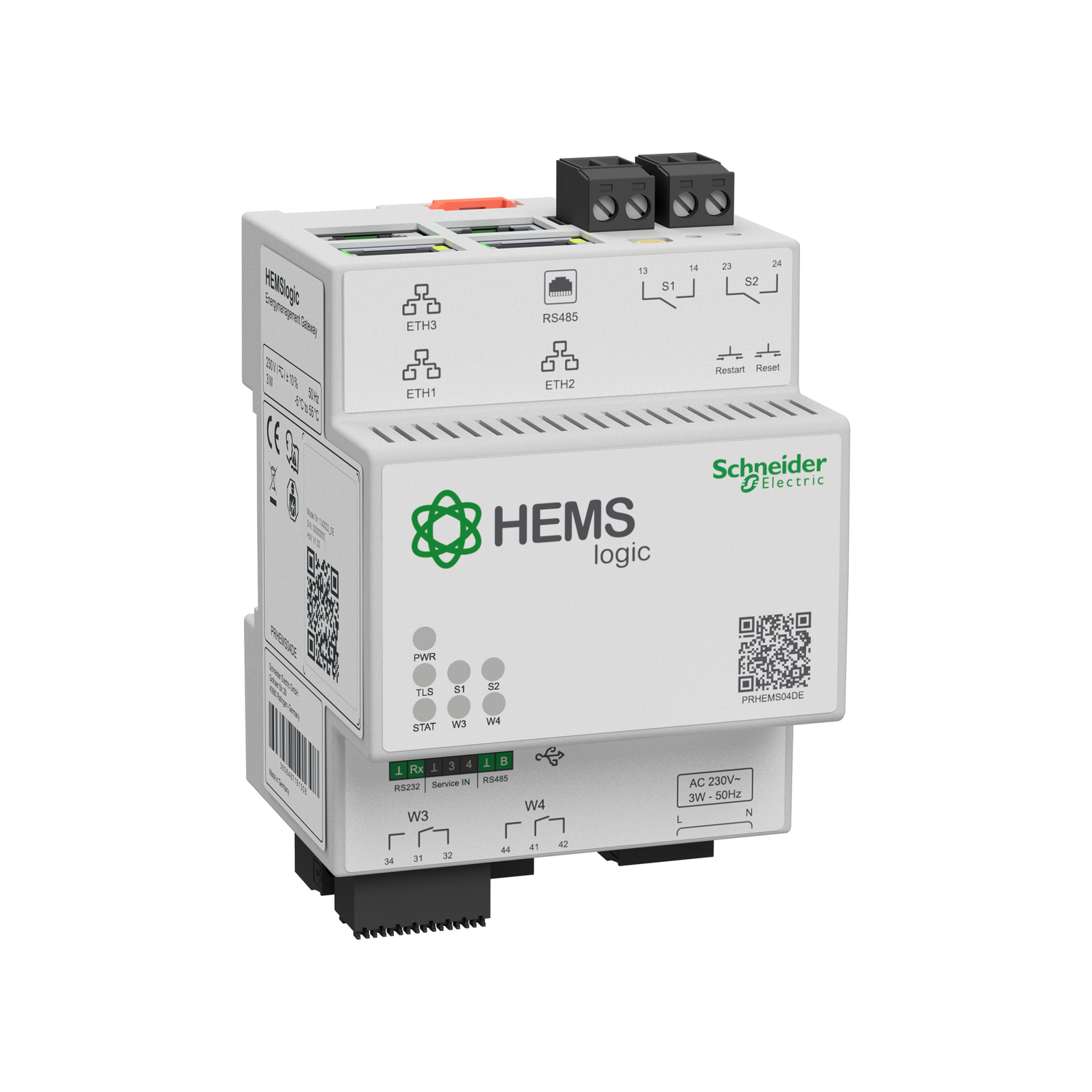 Schneider Schneider Electric HEMSlogic Gateway EnWGPar.14a,230V,4TE PRHEMS04DE