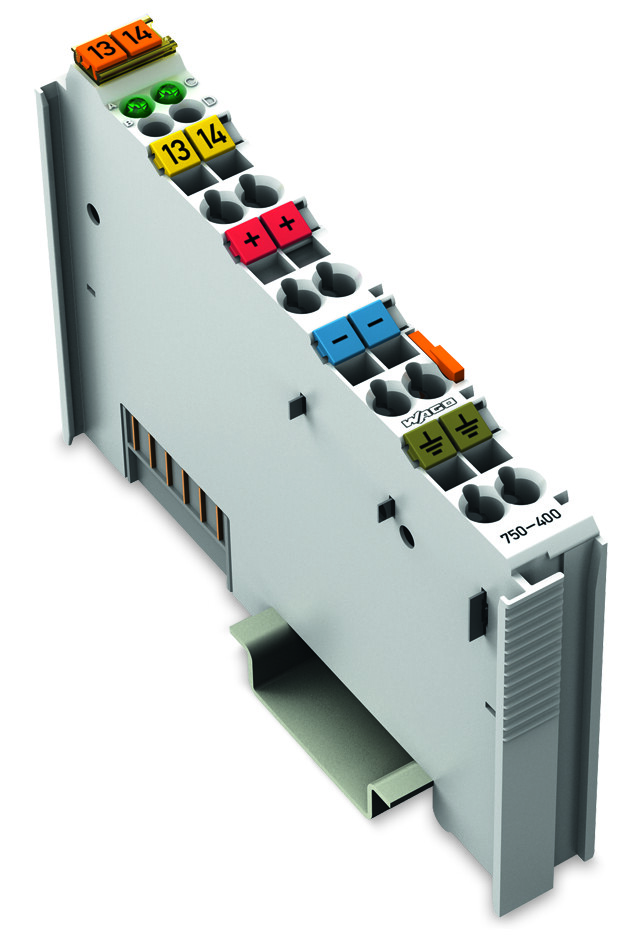 WAGO GmbH &amp; Co. KG Digitale Eingangsklemme 2-Kanal DC24V 3.0ms 750-400