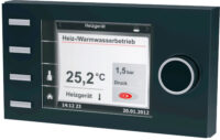 Bedienmodul BM-2 inklusive Außenfühler schwarz, für Regelungssystem WRS