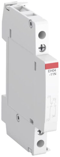 ABB Hilfsschalterblock 1S 1Ö Seitenanb EH04-11N 4A/AC Schraub