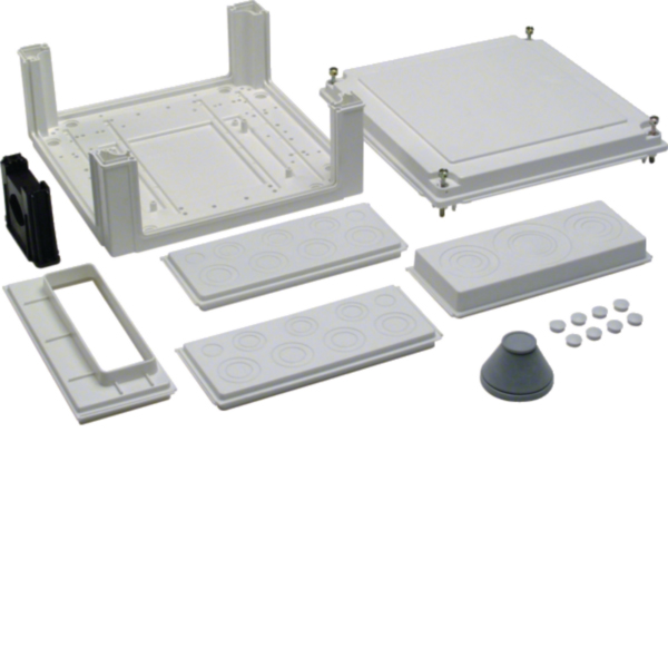 HAGER Anschlusskasten Mont:Mont: IP54 U84LU 307x324x149mm Mont:neb über unt