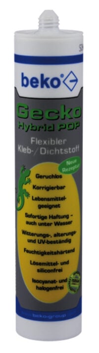 Gecko Hybrid POP 310 ml GRAU Kleb_/Dichtstoff