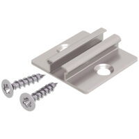 EVN Lichttechnik Montage Clip für Aluprofile Edelstahl 2er Set NVS CLIP