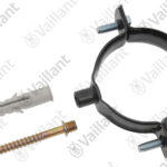 Schelle Rohrbefestigung, schwarz Vaillant-Nr. 0020018323