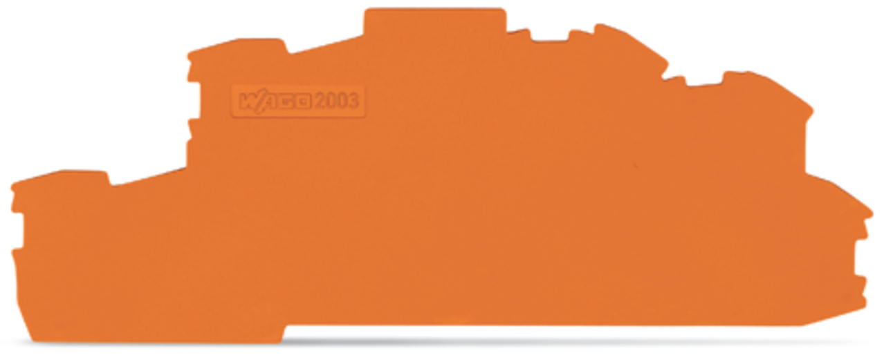WAGO GmbH &amp; Co. KG Abschluss-/Zwischenplatte 0,8 mm dick orange 2003-6692