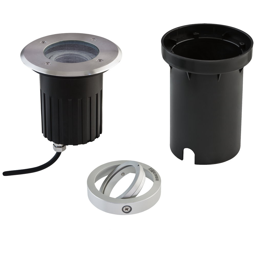 EVN Lichttechnik Bodeneinbauleuchte Edelstahl 35W GU10 678 710