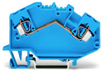 WAGO GmbH & Co. KG Durchgangsklemme 0,08-4qmm, blau 781-604