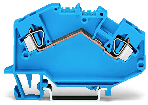 WAGO GmbH &amp; Co. KG Durchgangsklemme 0,08-4qmm, blau 781-604