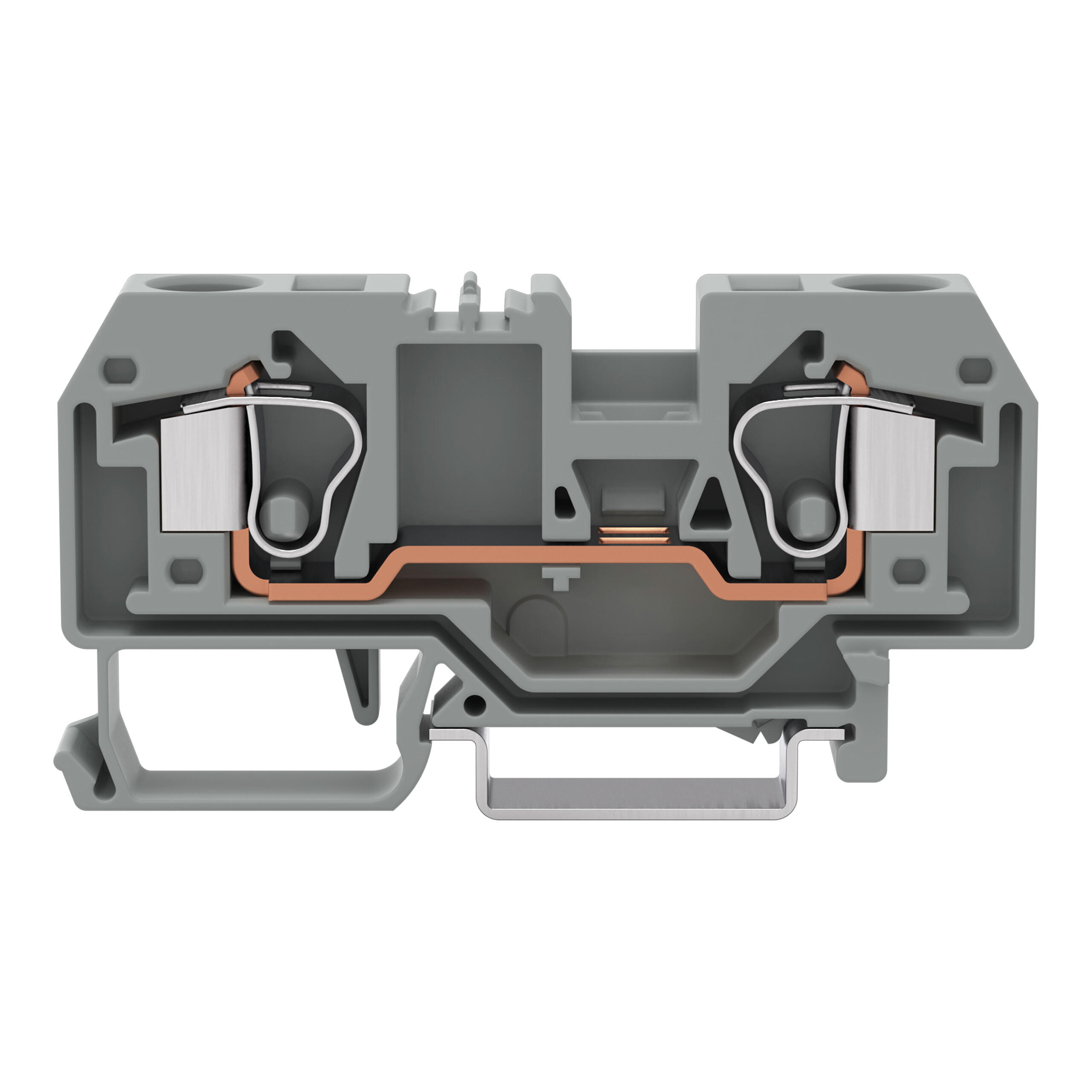 WAGO GmbH &amp; Co. KG Durchgangsklemme 0,2-10mmq grau 284-901