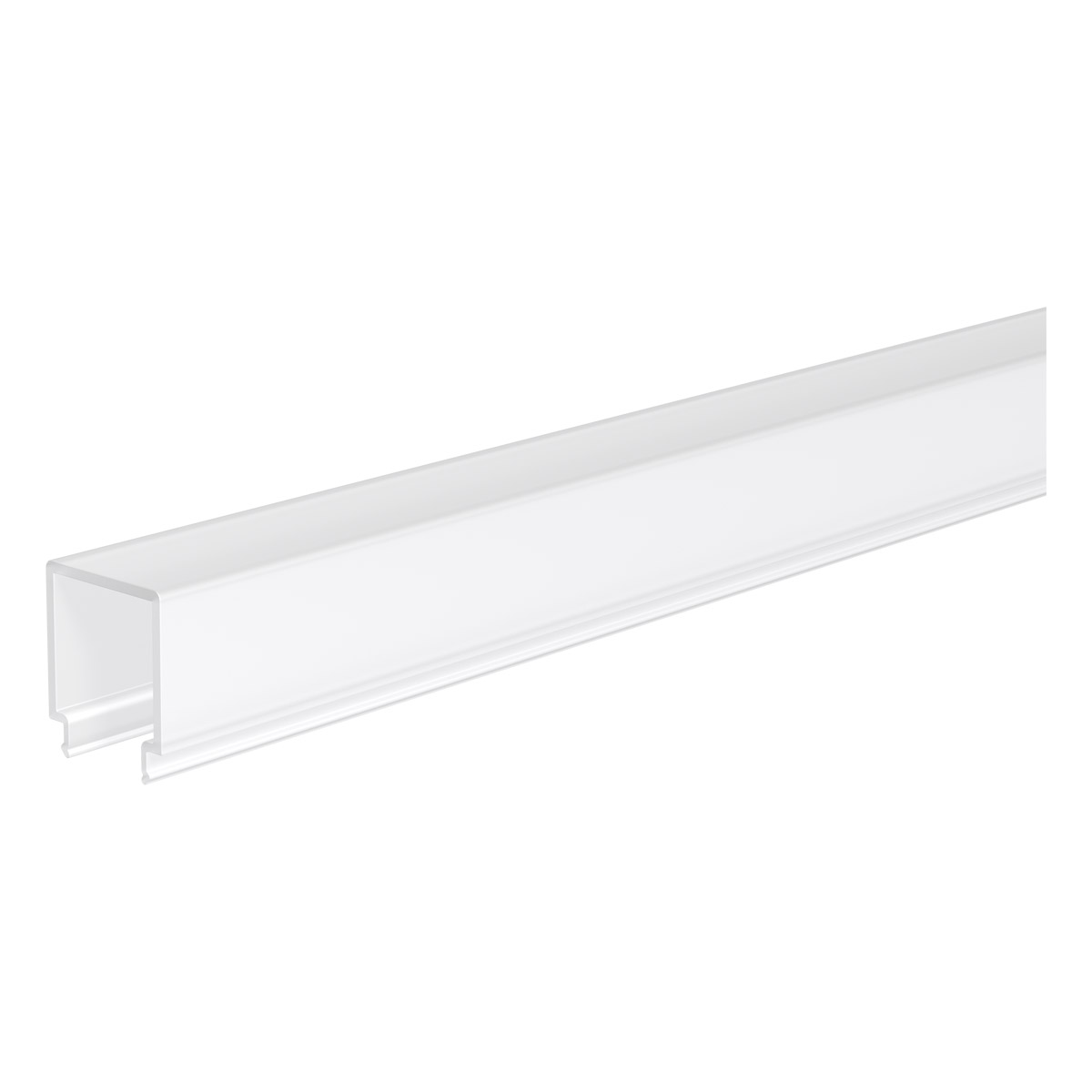 EVN Lichttechnik Aluminium-Profil-Abdeckung hoch opal 200cm KAMH200