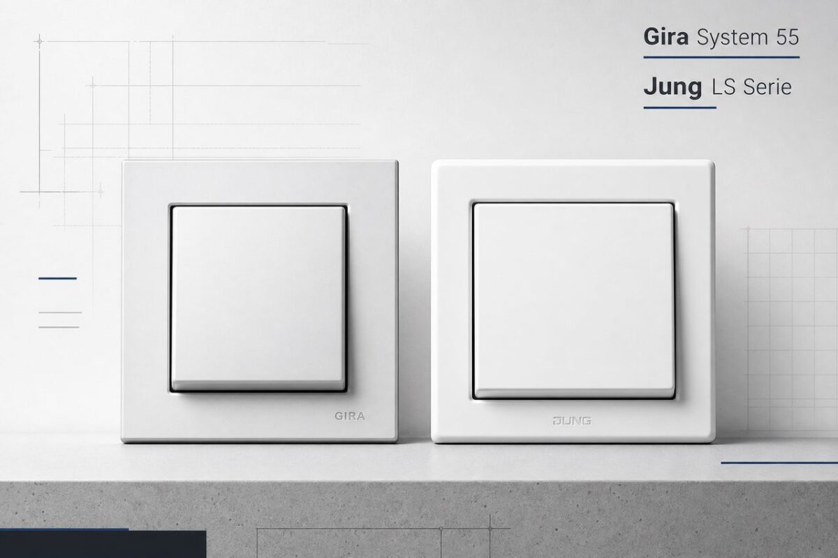 Schalterprogramm-Entscheidung: Gira System 55 und Jung LS Serie im Praxisvergleich