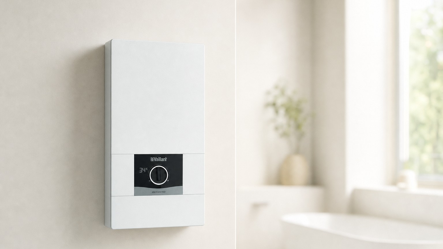 Vaillant electronicVED: pro, plus oder exclusive &ndash; welcher Elektro-Durchlauferhitzer passt zu deinem Bad?