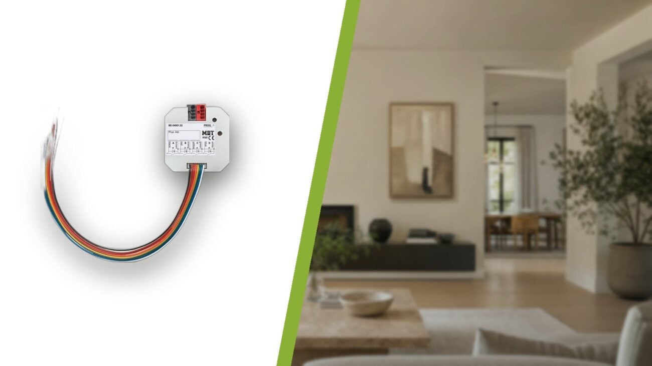 MDT Tasterschnittstelle BE-04001.02 – konventionelle Taster an den KNX-Bus