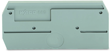 WAGO GmbH &amp; Co. KG Abschlussplatte 2,5mm, grau 880-325
