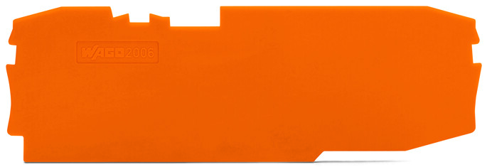 WAGO GmbH &amp; Co. KG Abschluß/Zwischenplatte orange 2006-1692