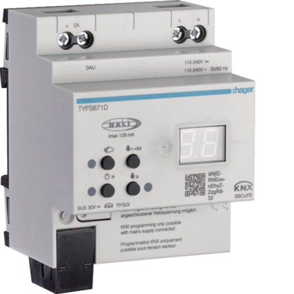 Hager TYFS671D KNX/DALI 2 Gateway Secure 1 Fach