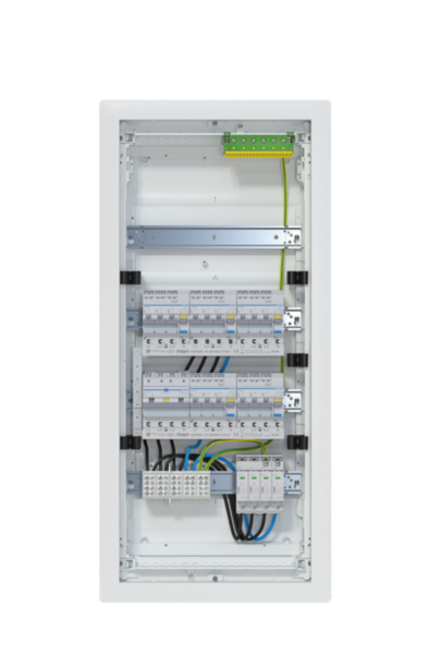 Hager VH48BV3 Kleinv., volta, HWV, 4x12PLE, IP30 1 FI/LS