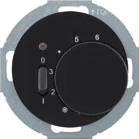 Hager WLN5030BG Temperaturregler mit Öffner Wippschalter und LED R.classic