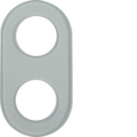 Hager WTD7200GT Glasrahmen 2-fach Serie Glas klar