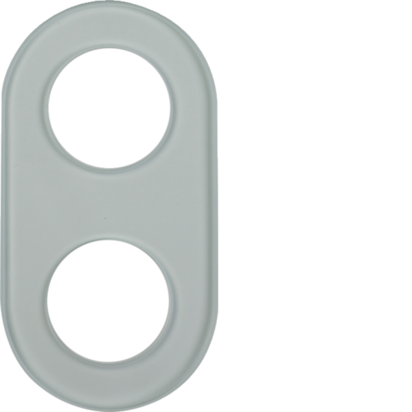 Hager WTD7200GT Glasrahmen 2-fach Serie Glas klar