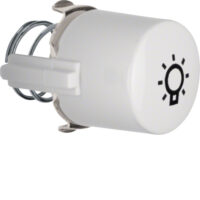 Hager WTF5285WG1 Tasterknopf Klingel für Drucktaster und Lichtsignal E10