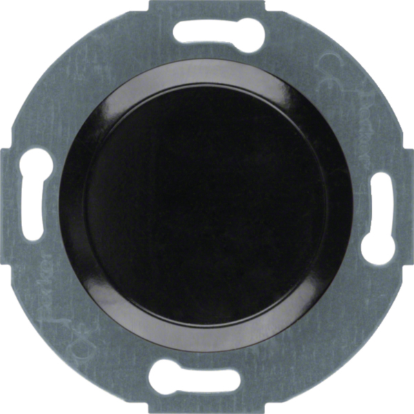 Hager WTF1001BG Blindverschluss 1930/Glas schwarz glänzend
