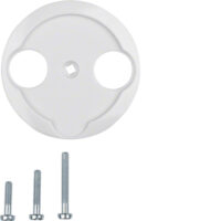 Hager WTF4592PW Zentralstück für Antennen-Steckdose 2Loch 1930/Glas pws
