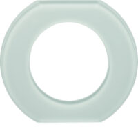 Hager WTD7172GWG Glasmittelrahmen 1-fach Serie Glas polarweiß