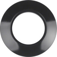 Hager WTD3100BG Rahmen 1-fach Serie 1930 schwarz glänzend