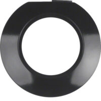 Hager WTD3371BG Endrahmen 1-fach Serie 1930 schwarz glänzend