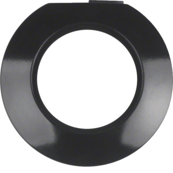 Hager WTD3371BG Endrahmen 1-fach Serie 1930 schwarz glänzend