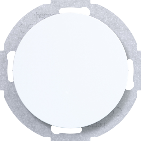 Hager WLF1001WG Blindverschluss mit Zentralstück R.Classic pws glänzend
