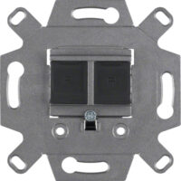 Hager WDF410863 Modulare UAE-Steckdose 8/8-polig geschirmt Modul-Einsatz Unterputz