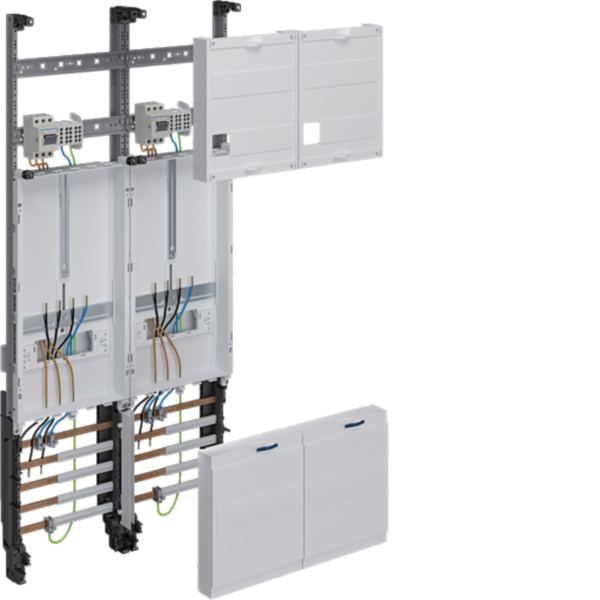 Hager ZK32P3KT Komplettfeld universZ 1050x500mm 3-P.2ZP 10 mm² mit Trennfkt.