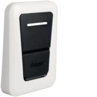 Hager XVS130 Zierblende verkehrsweiß 9016 Ladestation witty one plus pro