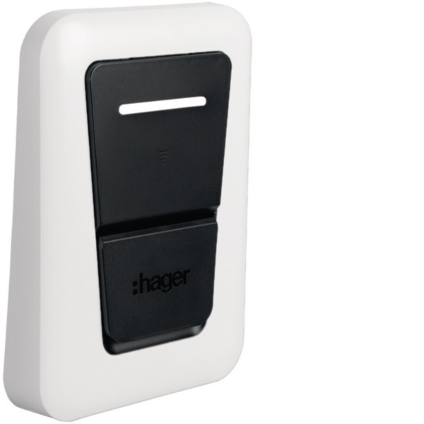 Hager XVS130 Zierblende verkehrsweiß 9016 Ladestation witty one plus pro