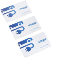 Hager XVA410 RFID Karten drei Stück Ladestation Zubehör
