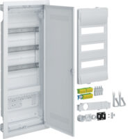 Hager VU603WWH Hybrid Volta Unterputz 36PLE 1Mpl Steckdose und Kunststofftür