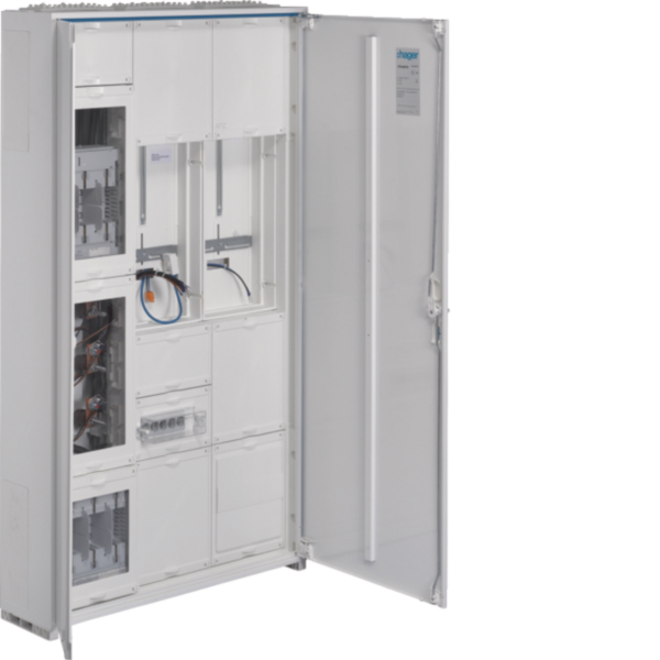 Hager FP93W7N Wandler-/Messschrank univN 1400x800x205 NAR NH2-Su AAR APZ Prüfkl.