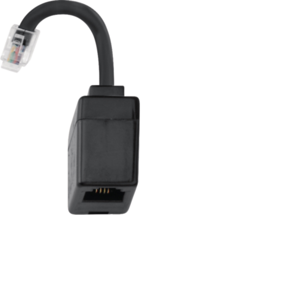 Hager EHZ001A Adapter R12/RJ10 für OKK 1Mbit zu Tarifschaltgerät