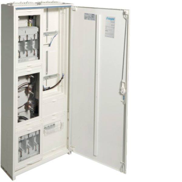 Hager FP82W1N Wandler- und Messschrank universN IP44 SKII 1250x550x205 SH/HH/MV