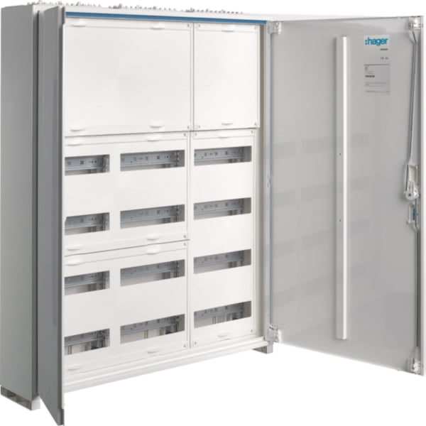 Hager FWB63N Feldverteiler Aufputz univ. IP44 144PLE 3x6Reihen HS 150 950x800x161mm