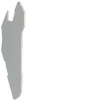 Hager KWE20G Endplatte für KYA02I2 I3 I4 I5 Farbe:grau