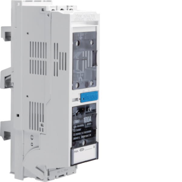Hager LT0057 Sicherungslasttrennschalter NH000/60mm 100A Rahmenkl. Abgang oben