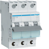 Hager MBS316 Leitungsschutzschalter 3polig 6kA B-16A Quick Connect 3M