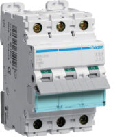 Hager NBN316 Leitungsschutzschalter 3polig 10kA/15kA B-16A 3M