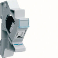 Hager TN004S Patchmodul RJ45 Cat.5e UTP für Hutschienenmontage