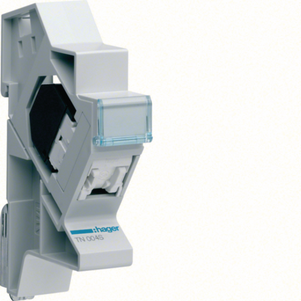 Hager TN004S Patchmodul RJ45 Cat.5e UTP für Hutschienenmontage