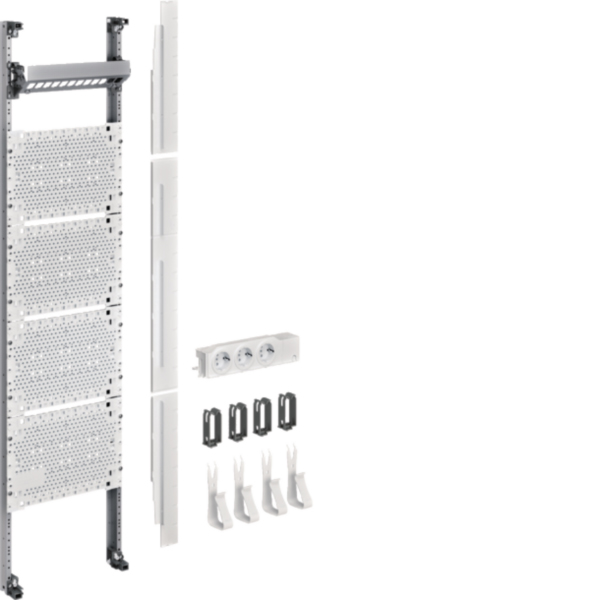 Hager UF31NW Komplettfeld Multimedia universZ 1050mm 1feld ohne Patchmodule